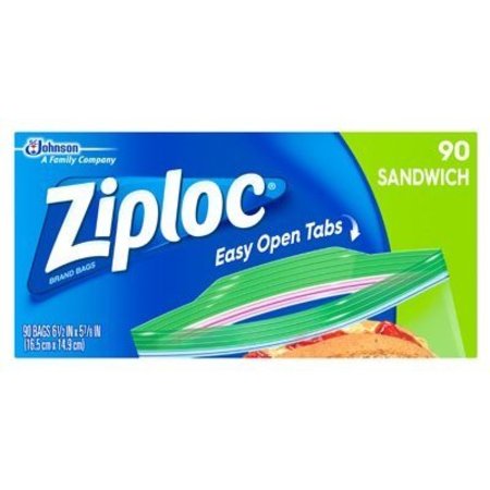 SC JOHNSON 90CT Ziploc Sandwic Bag 71147